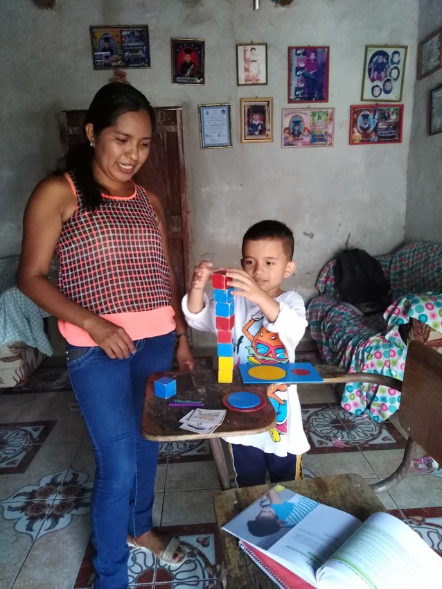 By putting my training into practice, I gain more knowledge,” says López. “And I put it into practice with my own children. It has taught me how to be a better mother.