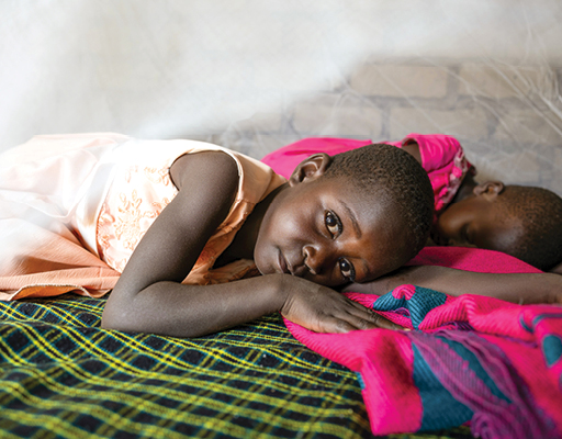 1 Bed for a Child (One mattress, blanket, and pillow)