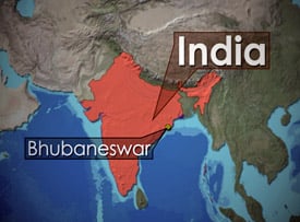 Image of a map of India Image of a map of India