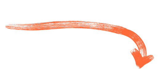 Arrow orange large